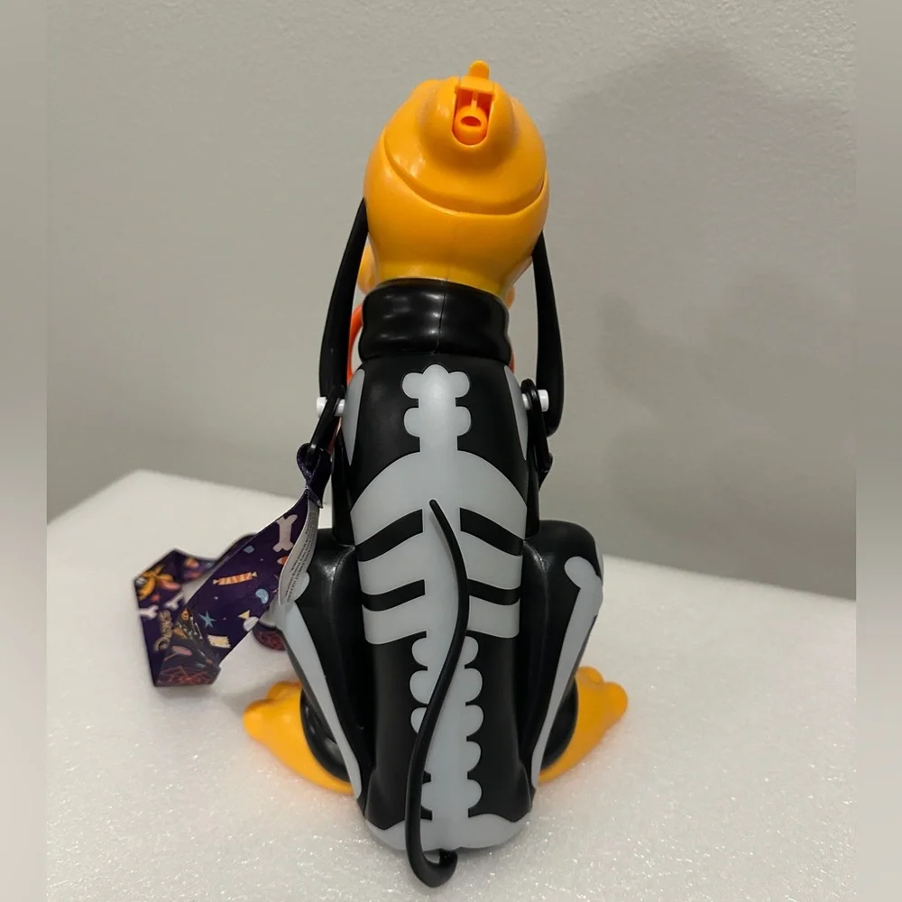 BN Disney Pluto Halloween Candy Bucket - Orange, Black, Yellow
